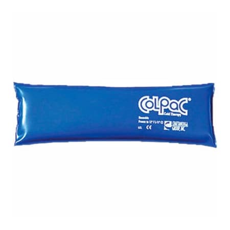 Fabrication Enterprises ColPaC Blue Vinyl Reusable Cold Pack, Throat, 3" x 11", 12/PK 00-1502-12